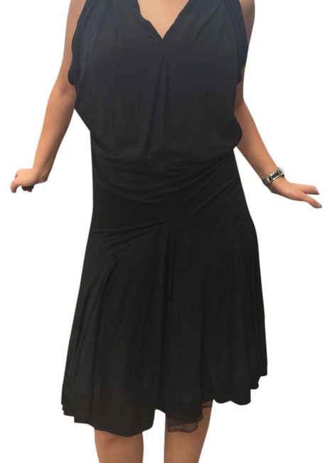 Balenciaga Black Unusual Mid length Night Out Dress8 M