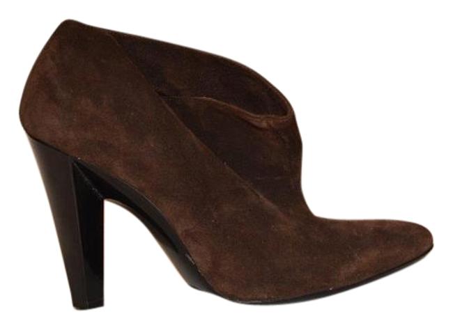 Balenciaga Brown Suede Ankle BootsBooties Narrow