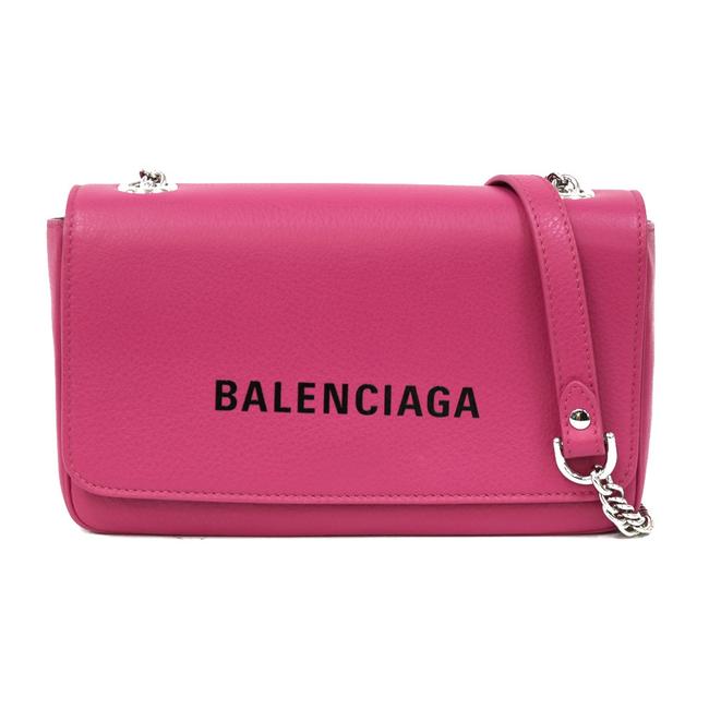 Balenciaga Chain Ladies Pink Shoulder Bag
