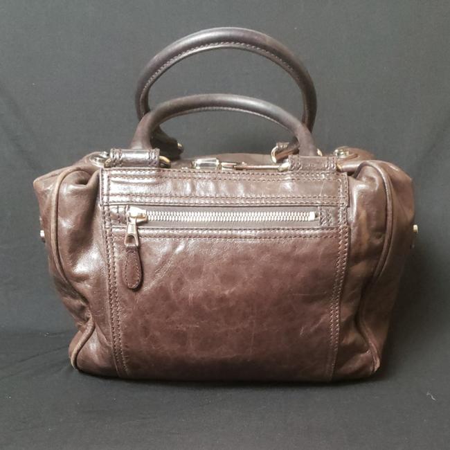 Balenciaga Chocolate Brown Leather Satchel