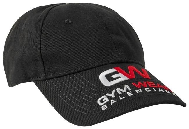 Balenciaga Black gym Wear Cap Hat
