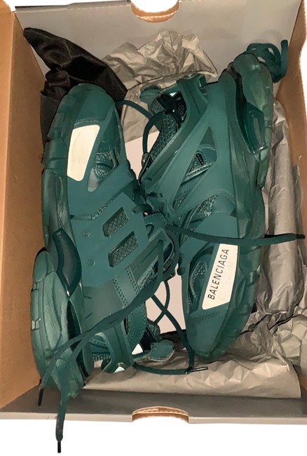 Balenciaga Green Track Sneakers Wide