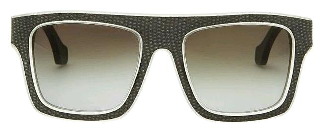Balenciaga Grey Lizard Embossed Sunglasses