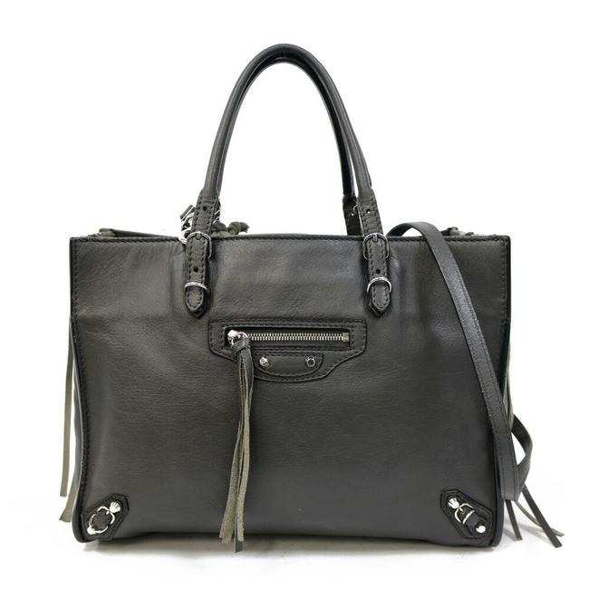 Balenciaga Handbag Ladies Gray Paper Shoulder Bag