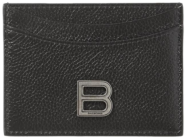 Balenciaga Hourglass Textured leather Cardholder Wallet