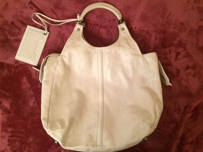 Balenciaga Ivory Lambskin Hobo Bag