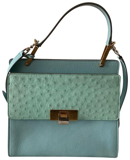 Balenciaga Le Dix Blue Shoulder Bag