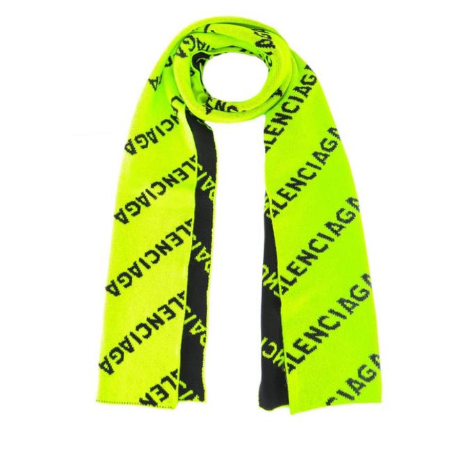Balenciaga Logo Intarsia ScarfWrap