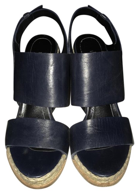 Balenciaga Navy Blue Sandals