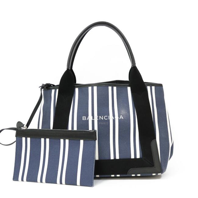 Balenciaga Navy Hippo Ladies Blue Shoulder Bag