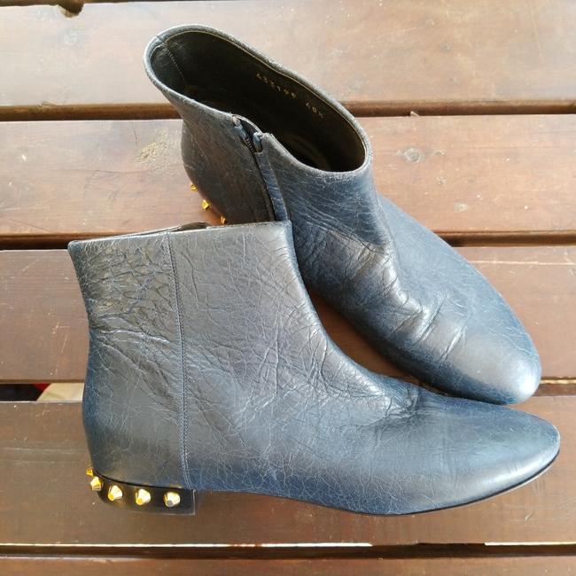 Balenciaga Navy Leather BootsBooties