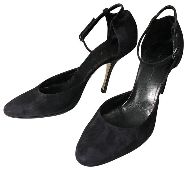 Balenciaga Navy Suede Pumps