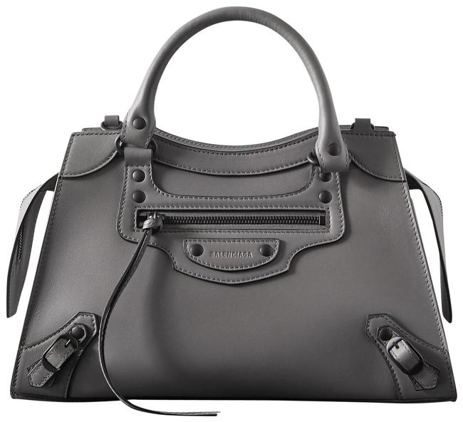 Balenciaga Neo Classic Gray Leather Tote