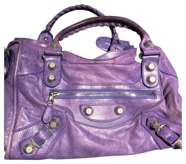 Balenciaga Purple Hobo Bag