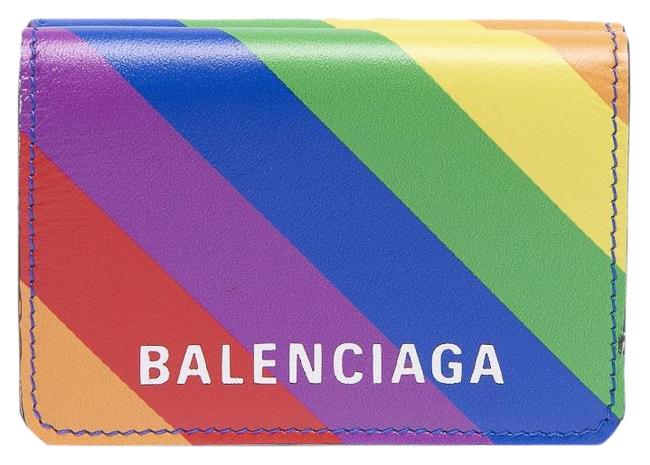 Balenciaga Rainbow Ville Mini Wallet