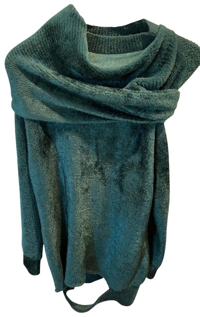 Balenciaga Scarf Green Sweater