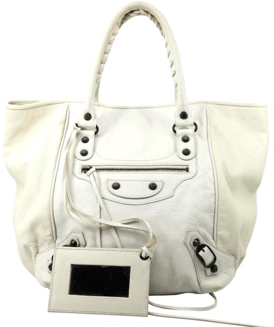 Balenciaga Sunday #n4171o74 White Satchel