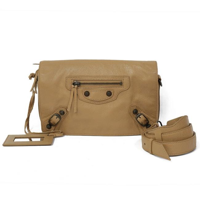 Balenciaga Tool Kit Womens Mens Beige Shoulder Bag
