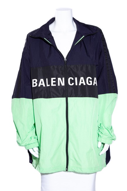 Balenciaga Tri color Windbreaker Jacket 40 Coat6 S