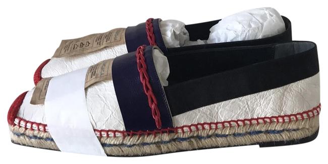 Balenciaga White Red Blue Black New Flats