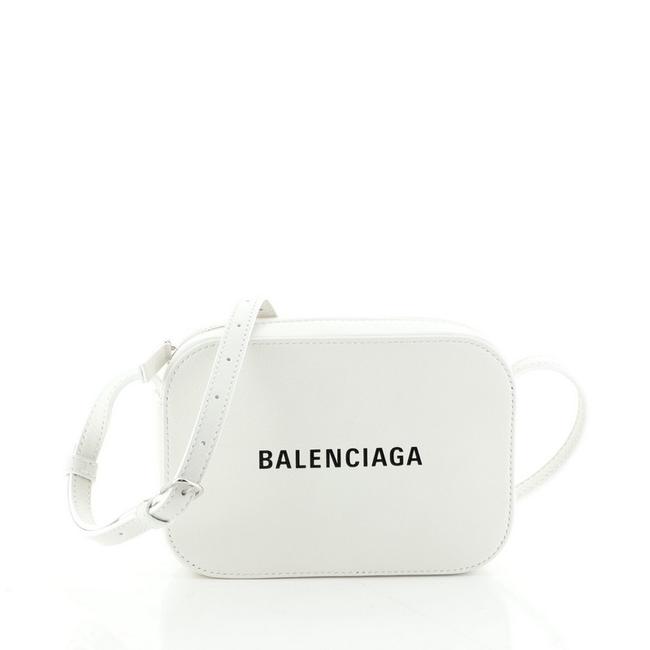 Balenciaga XS Everyday White Leather Cross Body Bag