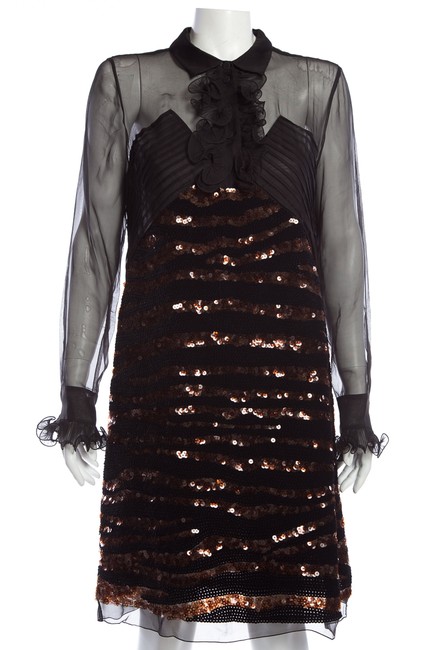 Bottega Veneta Black And Mid length Night Out Dress10 M