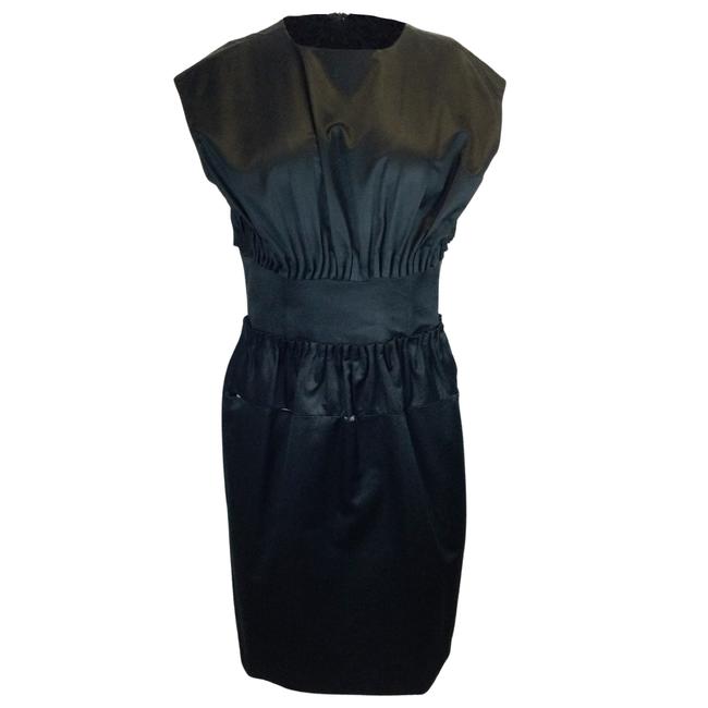 Bottega Veneta Black CottonSilk Cocktail Dress8 M