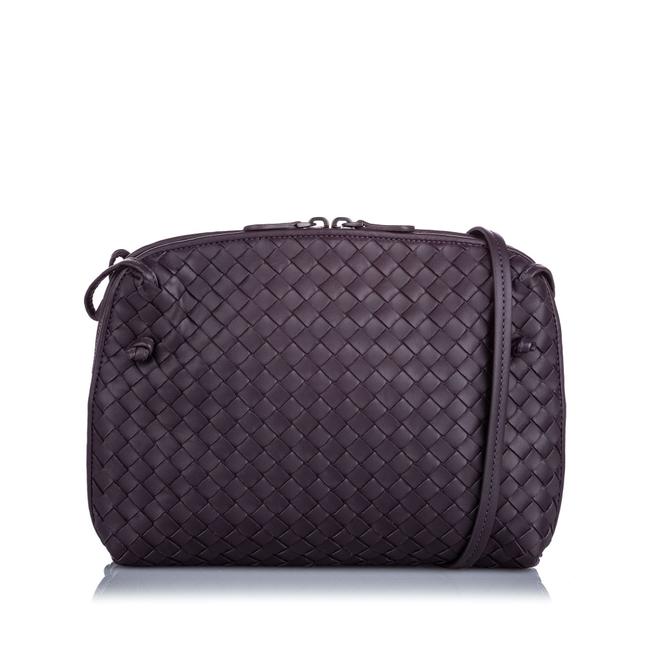 Bottega Veneta Brown Leather Cross Body Bag
