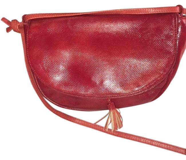 Bottega Veneta Marco Polo Red Leather Cross Body Bag