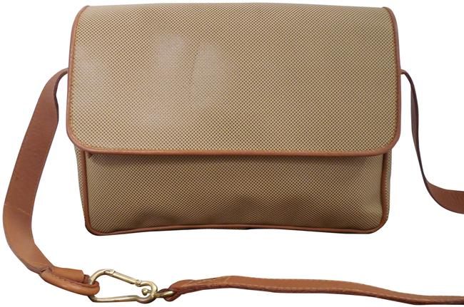 Bottega Veneta Messenger Marco Polo Beige Brown Leather Cross Body Bag