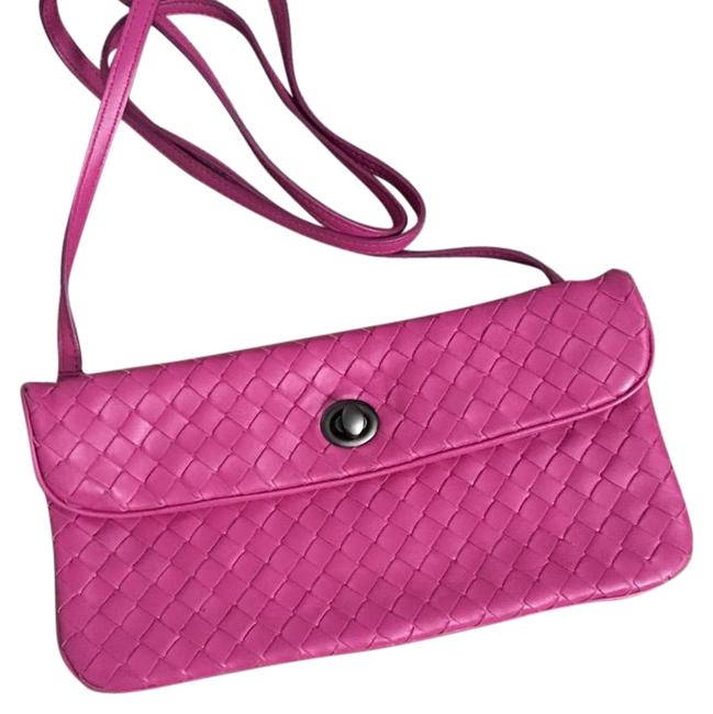 Bottega Veneta Pink Leather So Soft Cross Body Bag