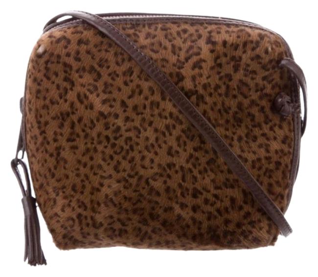 Bottega Veneta Pony Brown Calf Hair Cross Body Bag