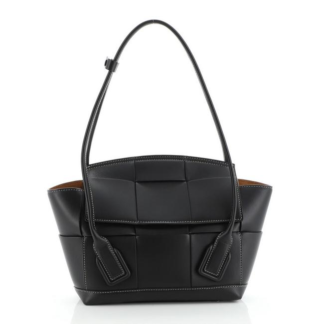 Bottega Veneta Arco Maxi Intrecciato Leather Small Shoulder Bag