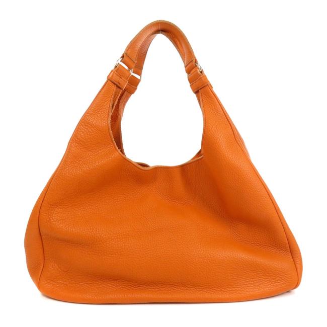 Bottega Veneta Bag 124864 Campana Calf Ladies Orange Tote