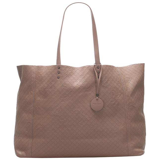 Bottega Veneta Bag Brown Intrecciato Butterfly Leather Tote