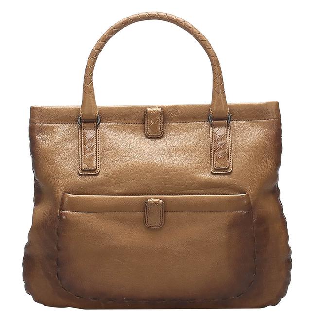 Bottega Veneta Bag Brown Leather Marco Polo Tote