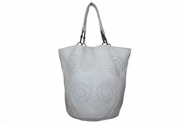 Bottega Veneta Bag Bucket Large White Leather Tote