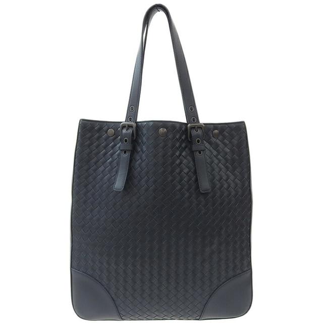 Bottega Veneta Bag Intrecciato B04114855z Navy Leather Tote