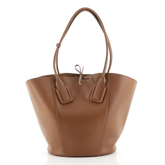 Bottega Veneta Basket Large Brown Leather Tote