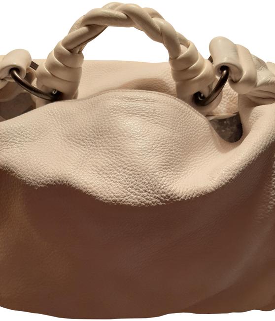 Bottega Veneta Boston Doctors White Ebano Nappa Leather Tote