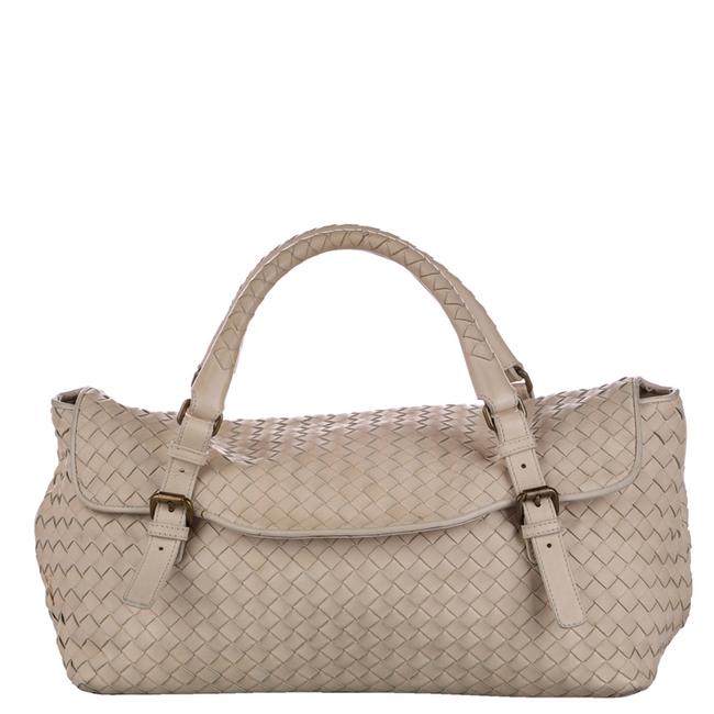 Bottega Veneta Brown Leather Intrecciato Hobo Bag