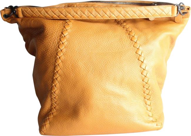 Bottega Veneta Camel Top handle Brown Leather Tote