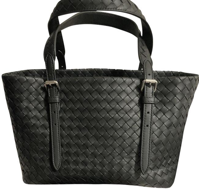 Bottega Veneta Cesta Black Leather Tote
