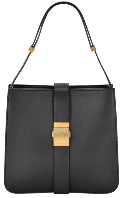 Bottega Veneta Df New Marie Black Leather Shoulder Bag