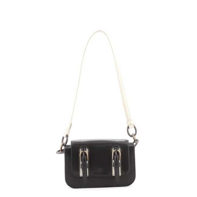 Bottega Veneta Doppia Mini Black Leather Shoulder Bag