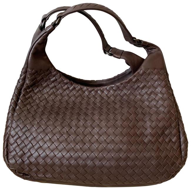 Bottega Veneta Erano brown Lambskin Leather Hobo Bag