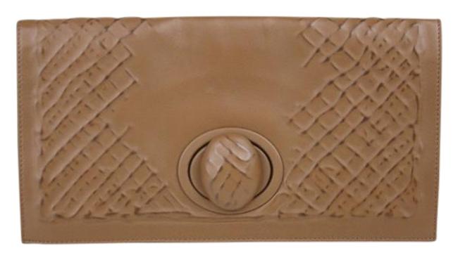 Bottega Veneta Handbag 301233 2517 Brown Leather Clutch
