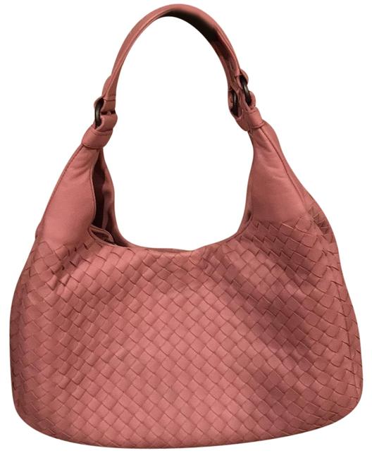 Bottega Veneta Hobo Bag Purple Leather Satchel