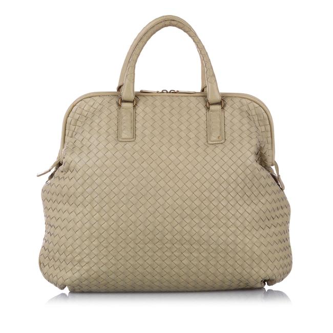 Bottega Veneta Intrecciato Handbag Brown Leather Shoulder Bag