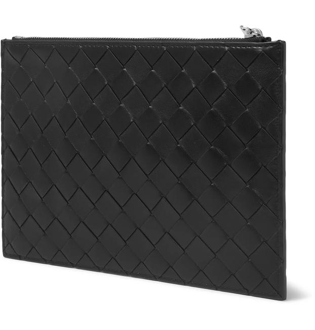 Bottega Veneta Intrecciato Leather Pouch Clutch